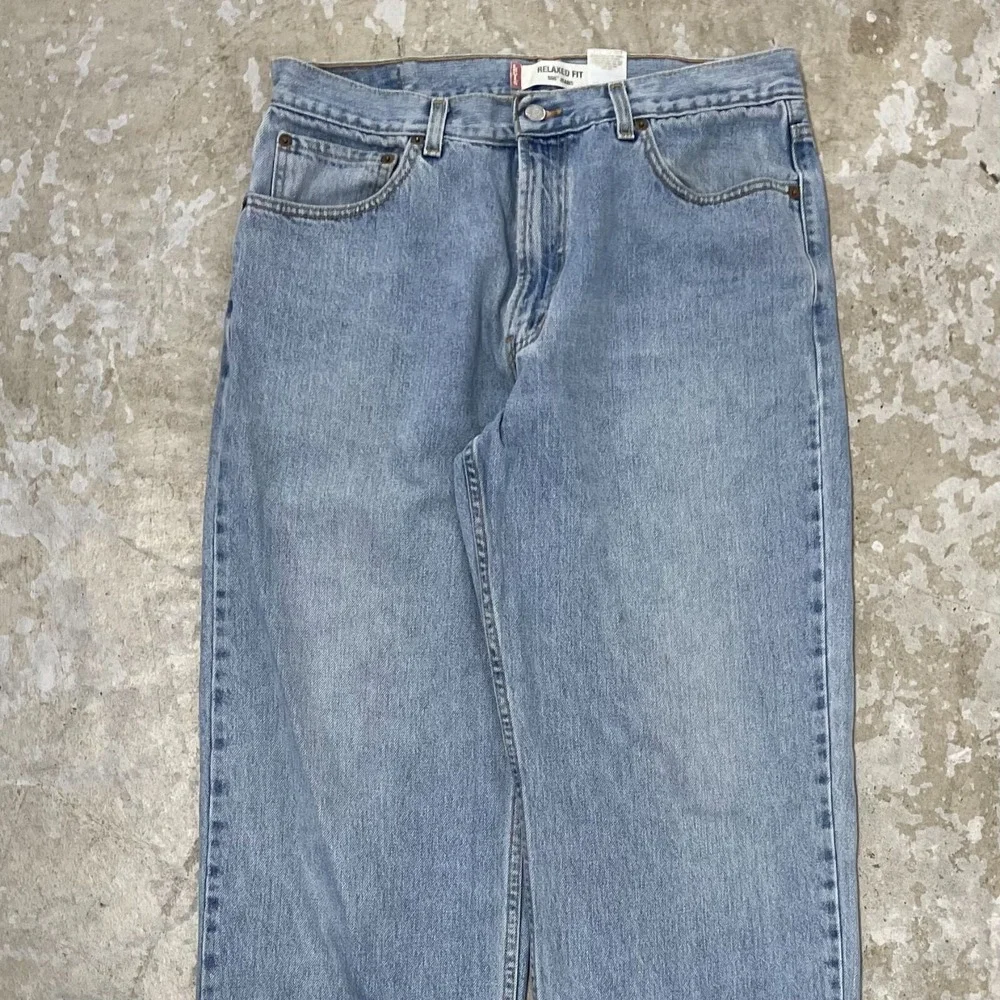 Levis Jeans Mens 34x33 Blue Pants 550 Baggy Relaxed Loose Y2K Denim Tag 36x34 C9